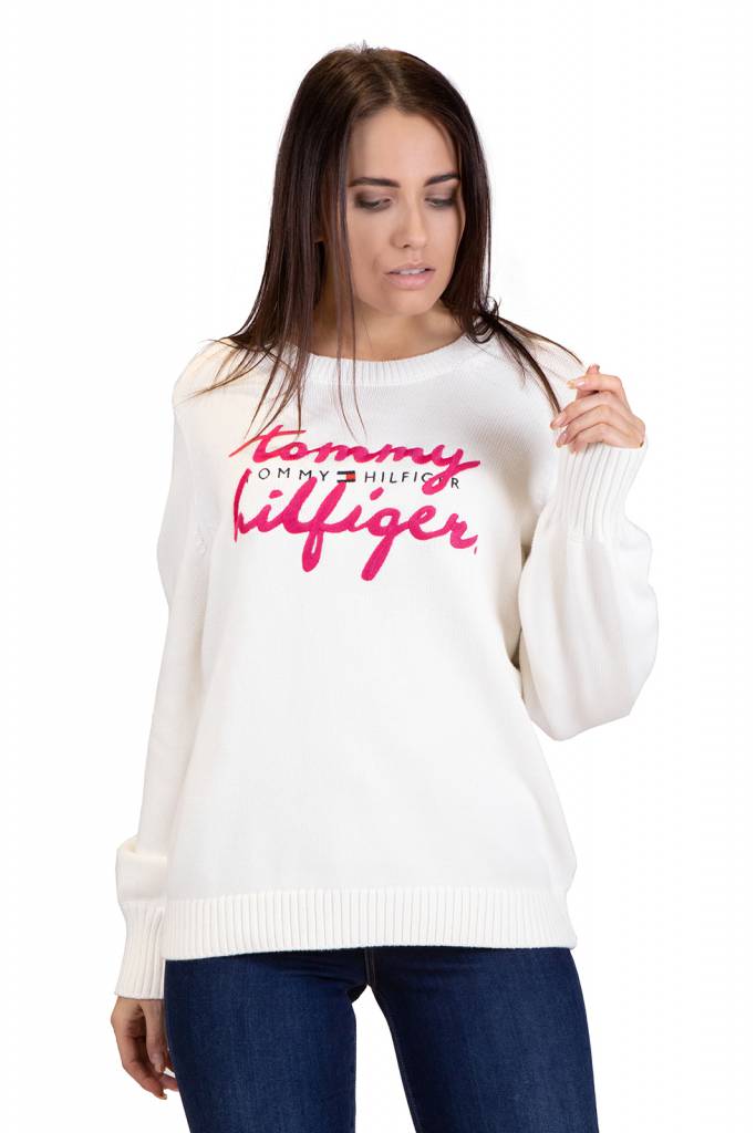 Tommy hilfiger sweter damski jacee graphic WW0WW27016