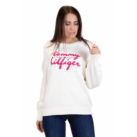 Tommy hilfiger sweter damski jacee graphic WW0WW27016