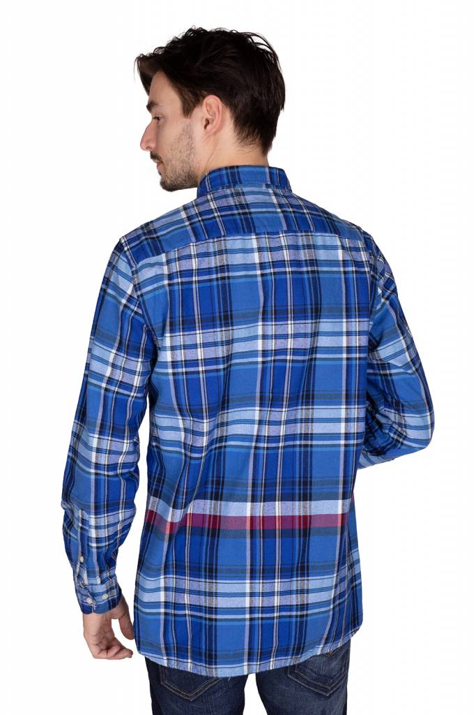 Tył tommy hilfiger koszula męska check MW0MW10717 Tył tommy hilfiger koszula męska check MW0MW10717