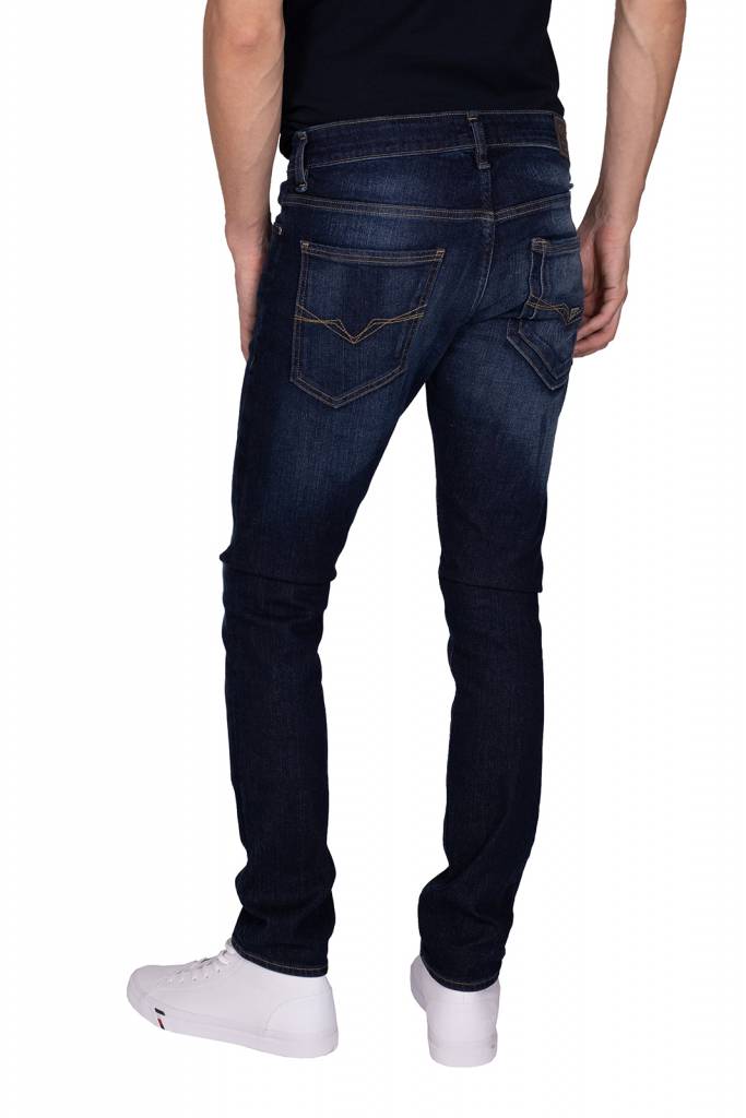 Tył guess jeansy męskie miami M01AN1 D3YD1