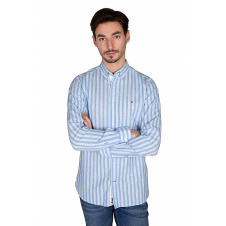 Tommy hilfiger koszula męska stripe shirt MW0MW12765
