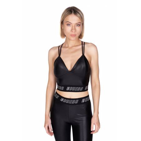 Guess top damski logo elastic tape W01P0C K9JF0