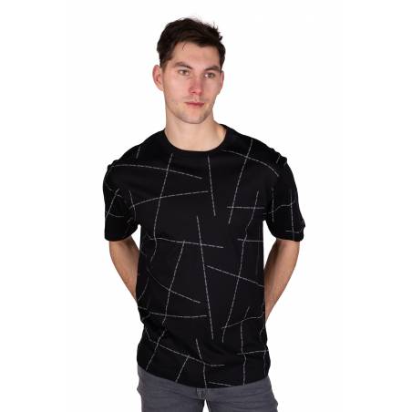 Detal 2 calvin klein t-shirt męski broken logo K10K105173
