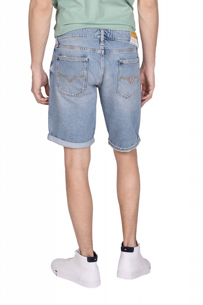 Tył guess szorty jeansowe męskie sonny M02D01 D3ZJ1