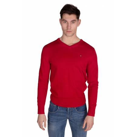 Detal 2 tommy hilfiger sweter męski pima MW0MW11673