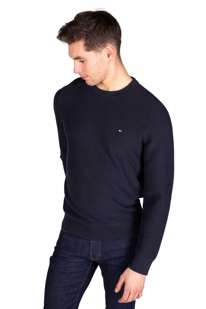 Tommy hilfiger sweter męski bold textured MW0MW14419 Tommy hilfiger sweter męski bold textured MW0MW14419