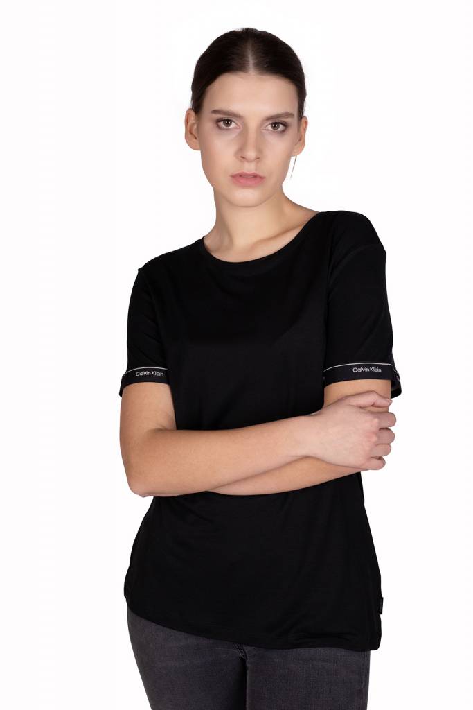 Calvin klein t-shirt damski logo cuff top K20K202134 Calvin klein t-shirt damski logo cuff top K20K202134