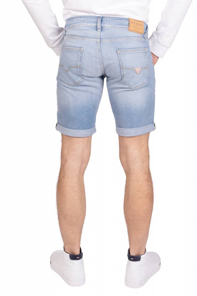 Tył guess szorty męski jeansowe denim M02D01 D3Y93