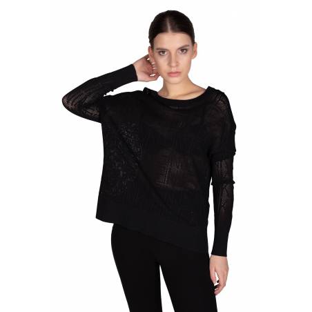 Calvin klein jeans sweter damski logo mesh J20J214133
