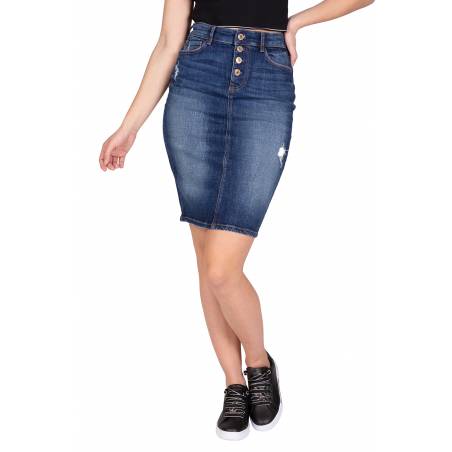 Guess spódnica jeansowa damska W94D79 D3PY1