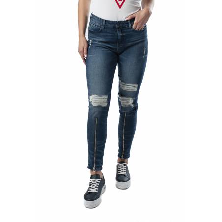 Guess jeansy damskie 1981 front zip W93A54 D3IP1