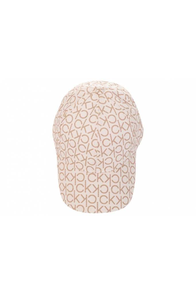 Przód calvin klein czapka damska z daszkiem monogram K60K607983