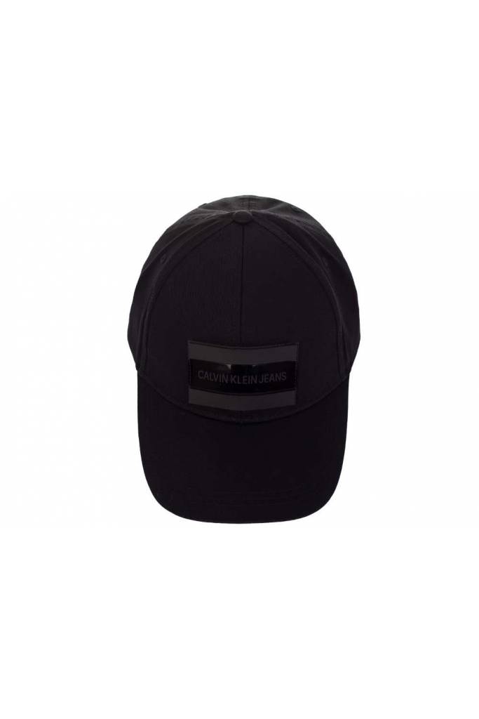Przód calvin klein jeans czapka z daszkiem męska nylon tarp K50K506574 Przód calvin klein jeans czapka z daszkiem męska nylon tarp K50K506574
