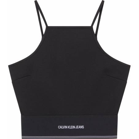 Calvin klein jeans top damski milano square neck J20J215708