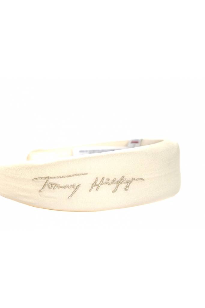 Tommy hilfiger damska opaska na głowę signature AW0AW09801 Tommy hilfiger damska opaska na głowę signature AW0AW09801
