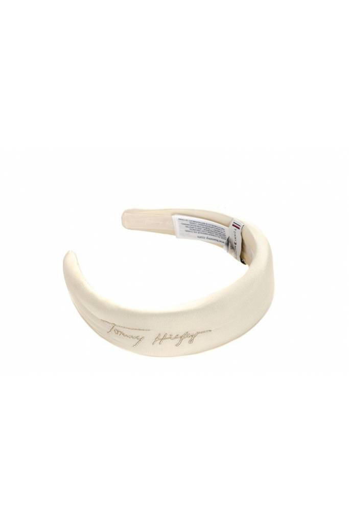 Przód tommy hilfiger damska opaska na głowę signature AW0AW09801 Przód tommy hilfiger damska opaska na głowę signature AW0AW09801
