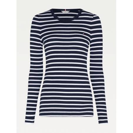 Tommy hilfiger bluzka damska ess skinny open-nk WW0WW29101