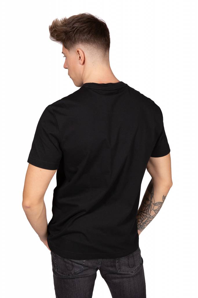 Tył calvin klein t-shirt męski flock box logo K10K106496 Tył calvin klein t-shirt męski flock box logo K10K106496
