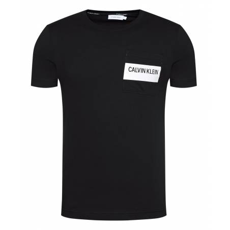 Calvin klein t-shirt męski bold stripe pocket K10K106531