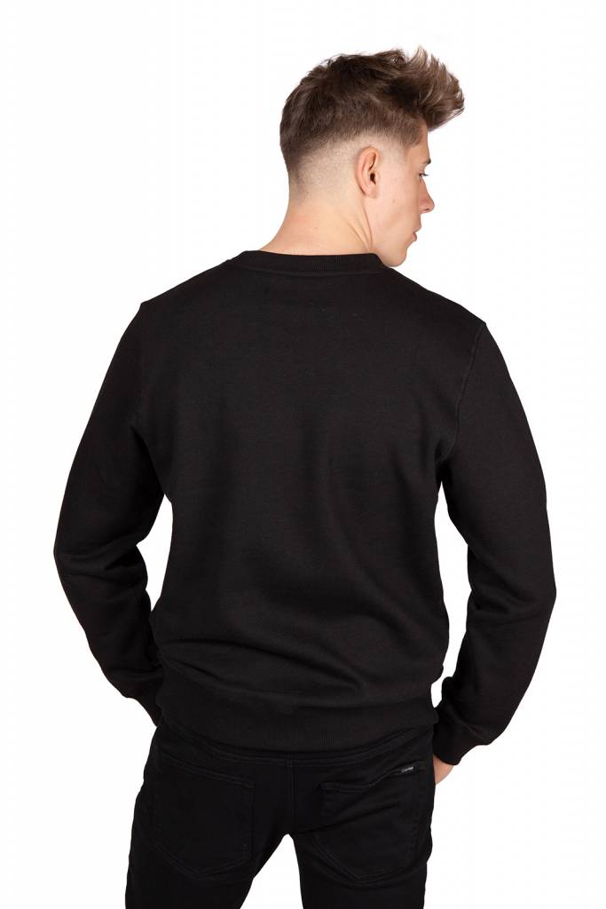 Tył calvin klein jeans bluza męska new iconic essential crew J30J317045