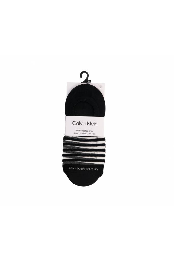 Detal stylizacja calvin klein stopki damskie 2-pack 100003031