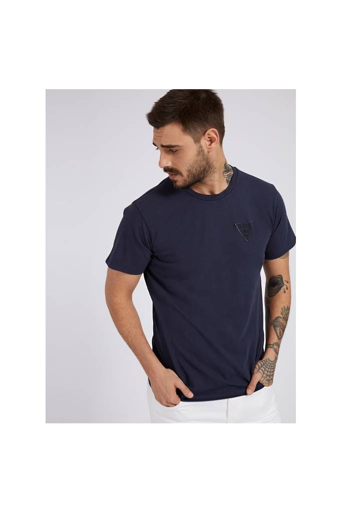 Przód guess t-shirt męski z organicznej bawełny logo M1GI56 K8HM0 Przód guess t-shirt męski z organicznej bawełny logo M1GI56 K8HM0