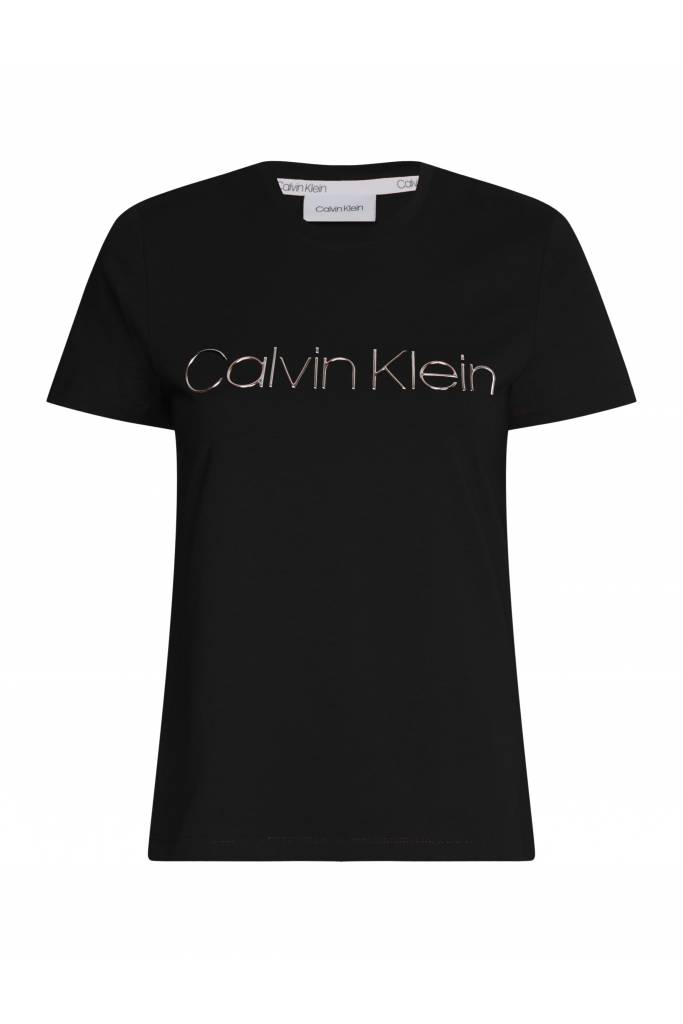 Calvin klein t-shirt damski metallic logo tee K20K201852 Calvin klein t-shirt damski metallic logo tee K20K201852