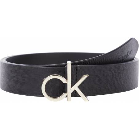 Calvin klein pasek damski logo saffiano K60K608295