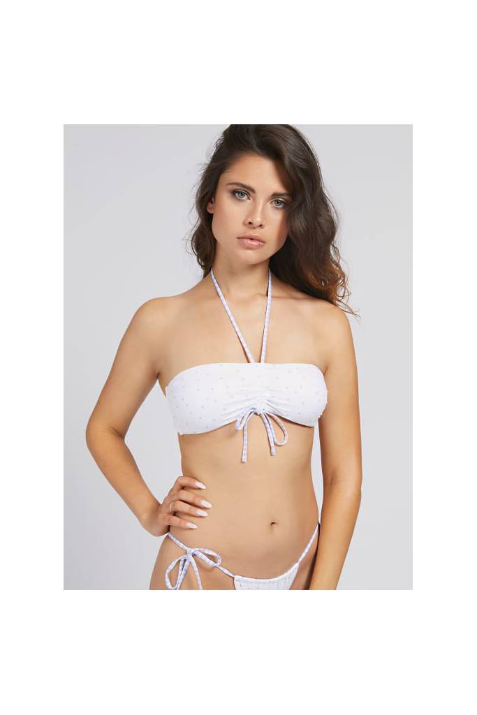 Detal stylizacja guess góra od bikini z printem bandeau E1GJ39 MC03I Detal stylizacja guess góra od bikini z printem bandeau E1GJ39 MC03I