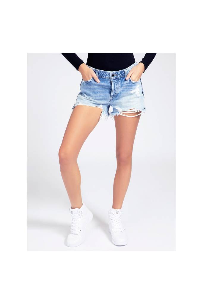 Przód guess szorty damskie jeansowe holly W1GD70 D3P32 Przód guess szorty damskie jeansowe holly W1GD70 D3P32