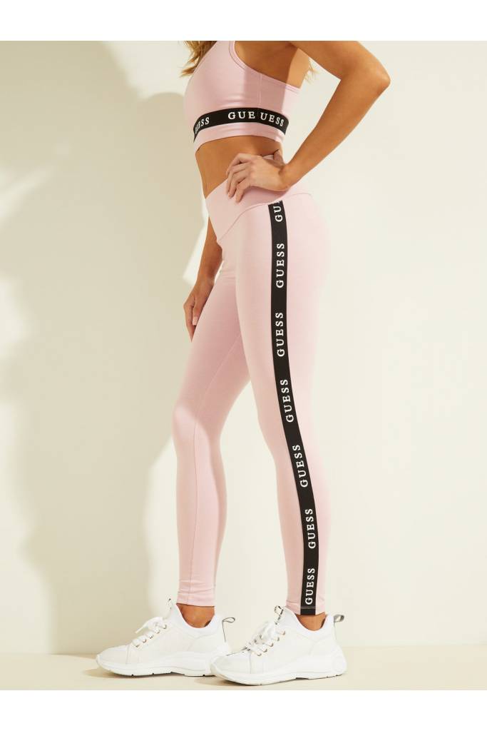 Detal stylizacja guess active legginsy damskie aline O1GA08 KABR0