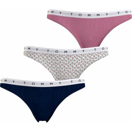 Tommy hilfiger damskie stringi thong 3-pack UW0UW02521