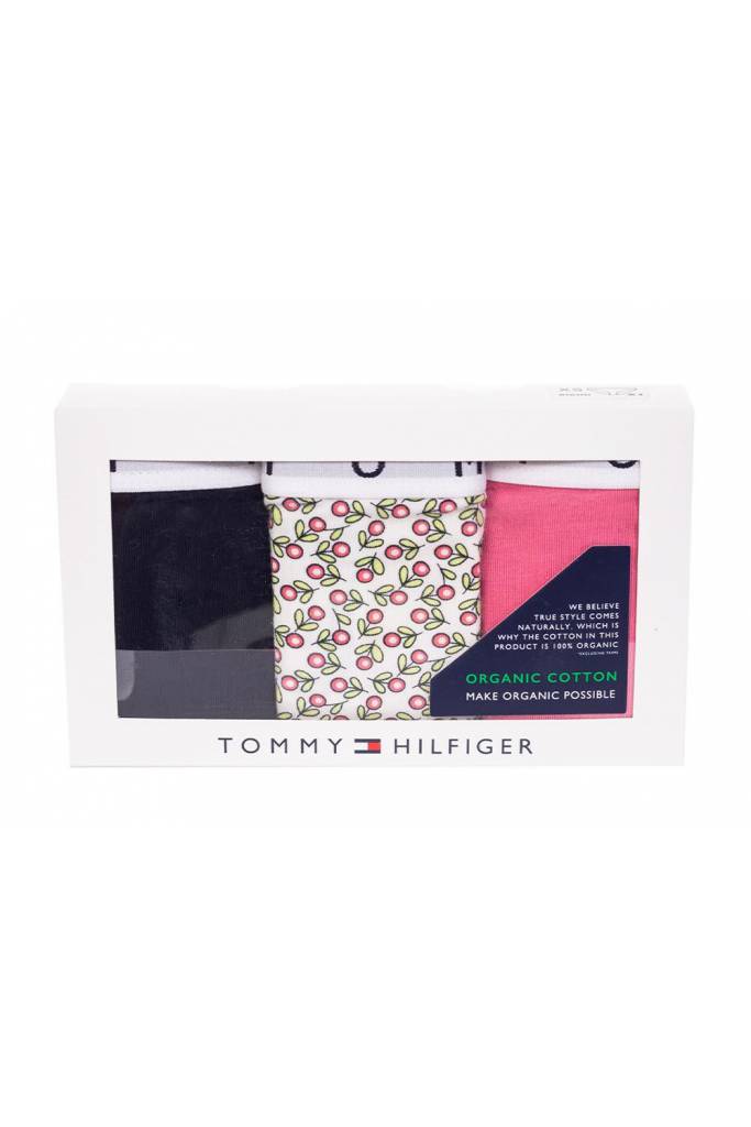 Detal stylizacja tommy hilfiger damskie stringi thong 3-pack UW0UW02521