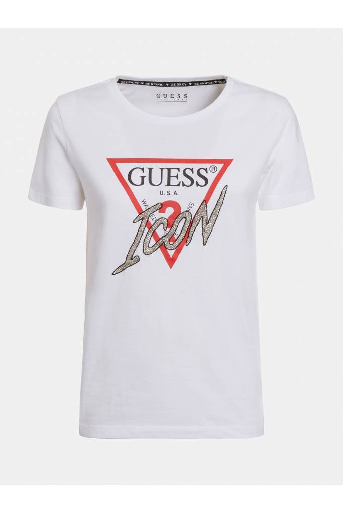 Detal 2 guess t-shirt damski icon tee W1YI0Y I3Z00 Detal 2 guess t-shirt damski icon tee W1YI0Y I3Z00