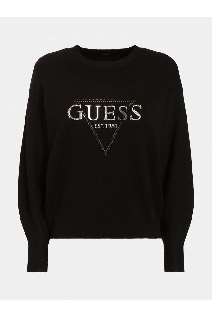 Guess sweter damski beatrice z cyrkoniami W1YR0QZ26I0