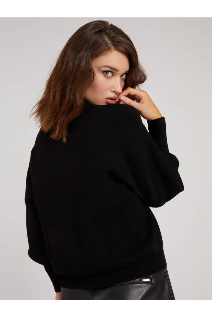Tył guess sweter damski beatrice z cyrkoniami W1YR0QZ26I0