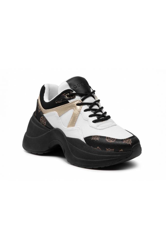 Przód sneakersy damskie guess joehle FL7JOE FAB12