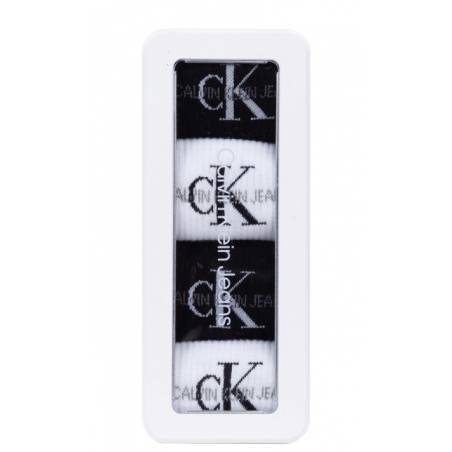 Detal stylizacja calvin klein jeans skarpety damskie 4-pack gift box 100004809
