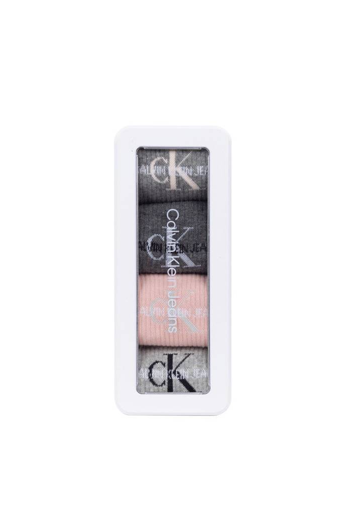 Tył calvin klein jeans skarpety damskie 4-pack gift box 100004809 Tył calvin klein jeans skarpety damskie 4-pack gift box 100004809