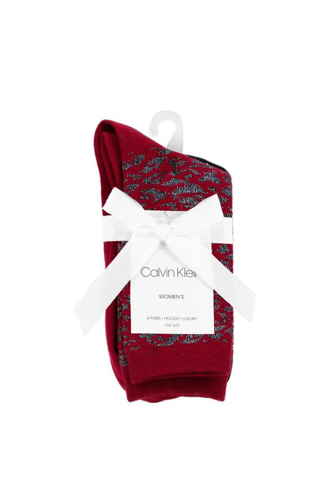 Tył calvin klein skarpety damskie 4-pack 100004533 Tył calvin klein skarpety damskie 4-pack 100004533