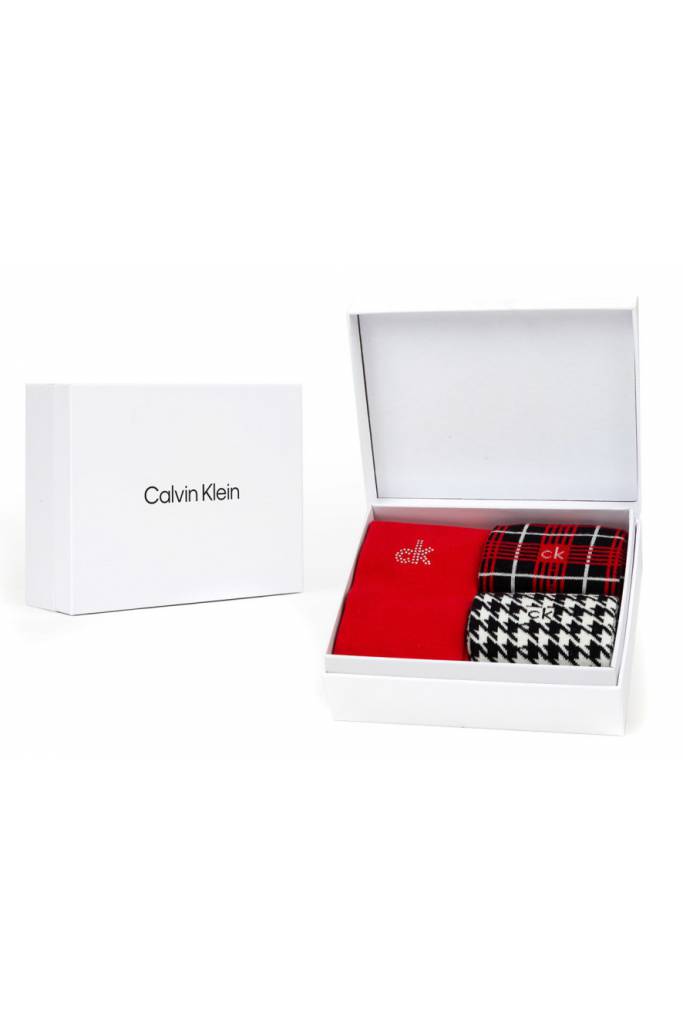Detal stylizacja calvin klein skarpety damskie 3-pack gift box 100004529 Detal stylizacja calvin klein skarpety damskie 3-pack gift box 100004529