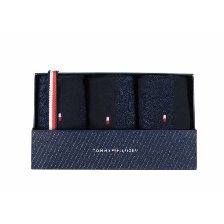 Detal stylizacja tommy hilfiger skarpety damskie 3-pack gift box 701210532