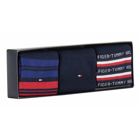 Przód tommy hilfiger skarpety męskie 3-pack gift box 701210901