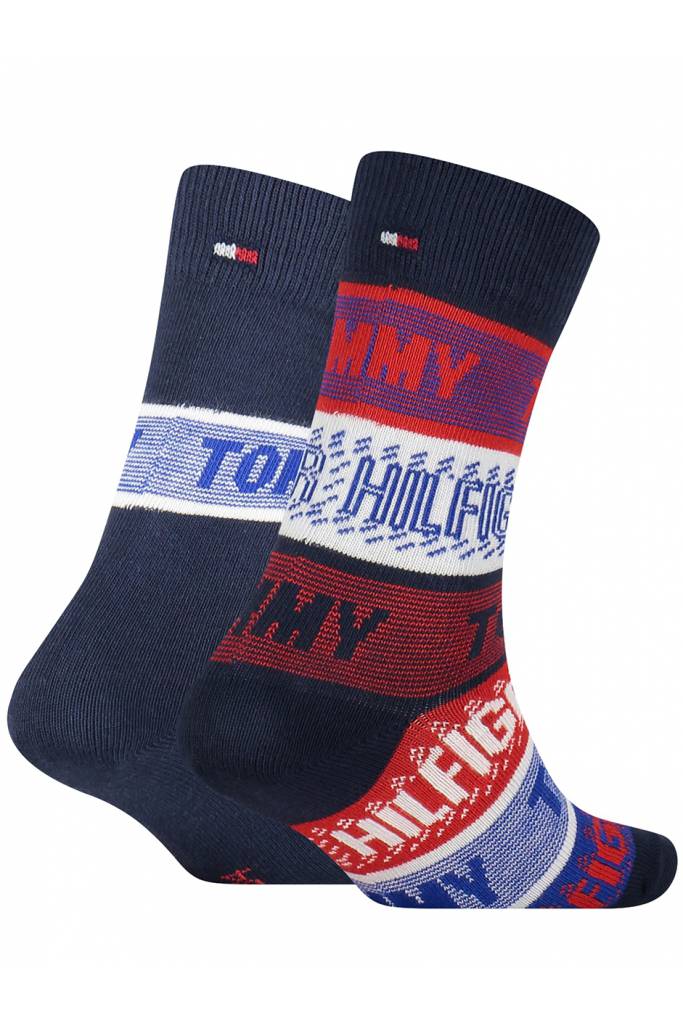 Detal stylizacja tommy hilfiger skarpety kids 2-pack 701210865