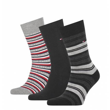 Tył tommy hilfiger skarpety męskie 3-pack gift box 701210901