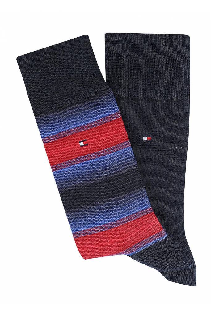 Detal stylizacja tommy hilfiger skarpety męskie 2-pack 701210537