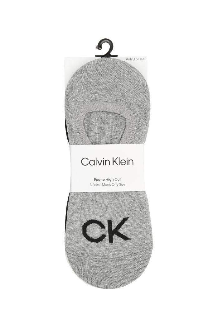 Tył calvin klein stopki męskie 3-pack 701218723 Tył calvin klein stopki męskie 3-pack 701218723