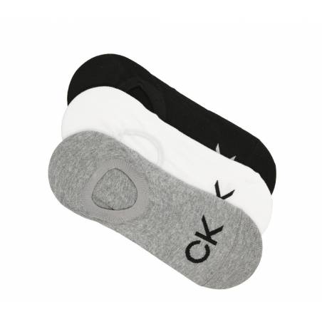 Przód calvin klein stopki męskie 3-pack 701218723
