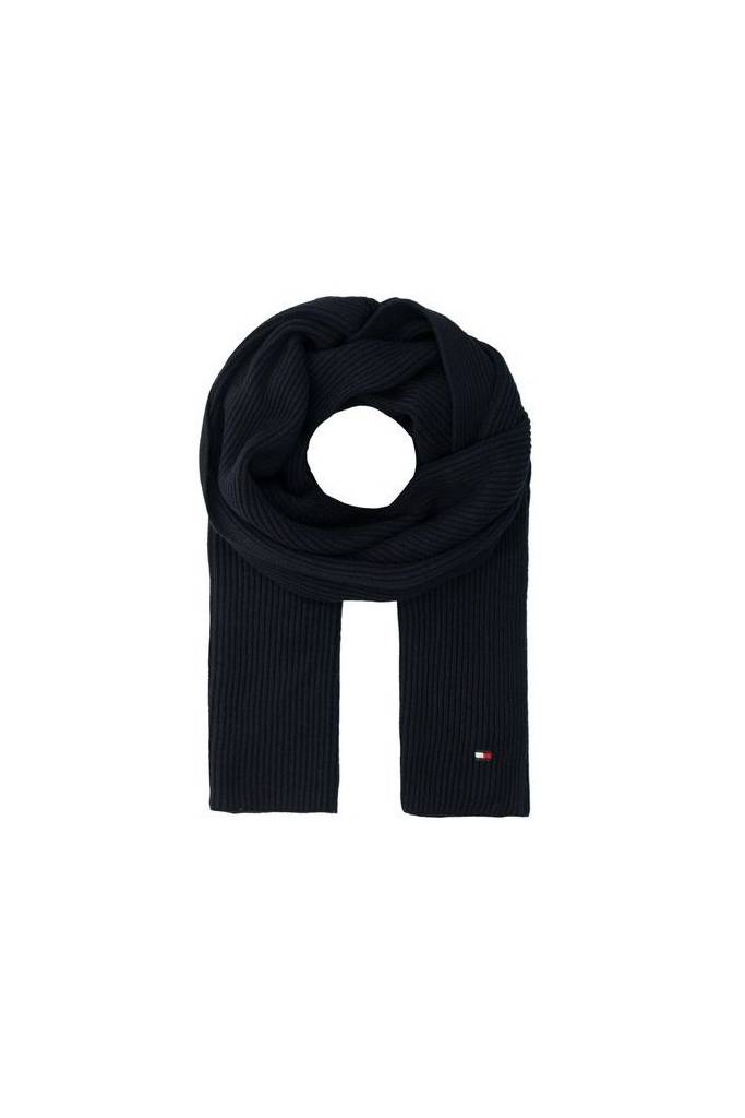 Przód tommy hilfiger szalik damski z dodatkiem kaszmiru AW0AW10719 Przód tommy hilfiger szalik damski z dodatkiem kaszmiru AW0AW10719