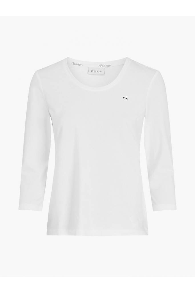 Calvin klein damska bluzka z rękawem 3/4 K20K203346 Calvin klein damska bluzka z rękawem 3/4 K20K203346